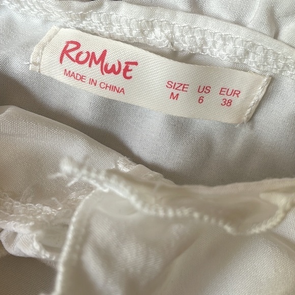 Rumwe Off Shoulder Ivory Cream Off White Ruffle Blouse Shirt Long Sleeve Boho 6 - Picture 6 of 6